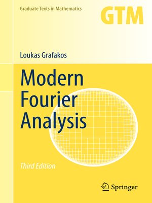 cover image of Modern Fourier Analysis